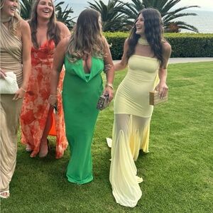 Gorgeous Butter Yellow Gown